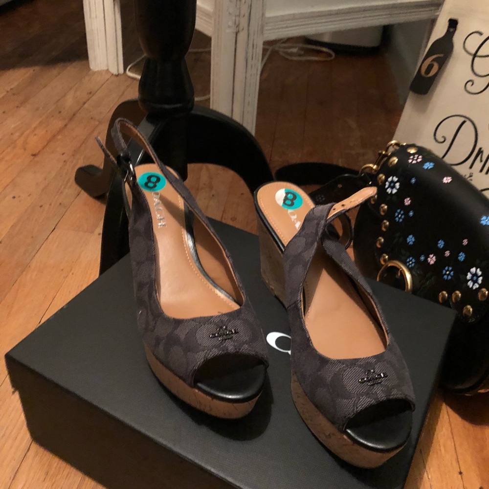 Coach Fun Black Espadrille